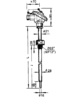 WRNR-12、WRER-12電站測(cè)溫專用熱電偶
