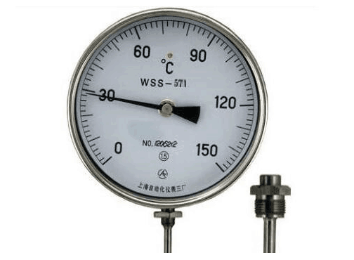 WSS-571可動(dòng)外螺紋萬向抽芯式雙金屬溫度計(jì)