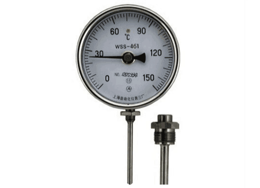WSS-461可動(dòng)外螺紋徑向抽芯式雙金屬溫度計(jì)