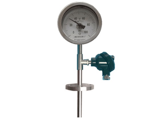 WSSP-384固定法蘭萬向一體化雙金屬溫度計(jì)